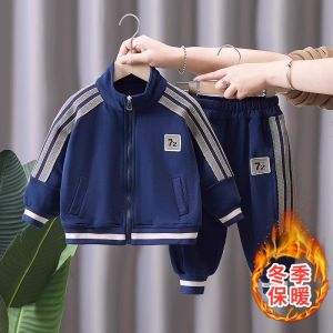 ชุดกีฬาลำลองสำหรับเด็กชาย ฤดูใบไม้ผลิและฤดูใบไม้ร่วง 2025 ชุดเด็กชายใหม่ ชุดเด็กชาย ชุดกีฬา ชุดเด็กชาย ชุดลำลอง ชุดเด็กชาย