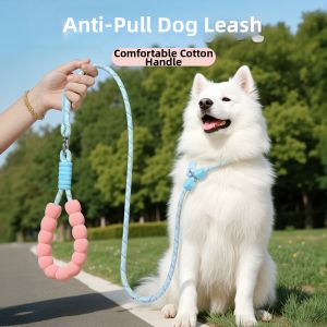 MIKI PAD | Anti-pull Escape-proof P-chain Dog Leash for Small to Large Breeds Summer