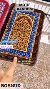 Sajadah Quilting Motif Turki Tebal Busa Lembut Ukuran 70x110 cm HARGA PROMO Bisa COD
