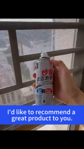 【Local delivery】纱窗清洁泡泡 360ml Foam Screen Cleaner No-Removal & Antibacterial for Windows & Doors