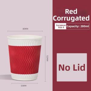 LANYUEXING | Insulated Anti-Scalding S-shaped Disposable Coffee Cup