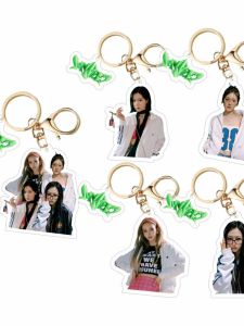 Aespa (MyWorld) New Acrylic Keychain Bag Pendant Accessories Jewelry Star Peripheral Same Style