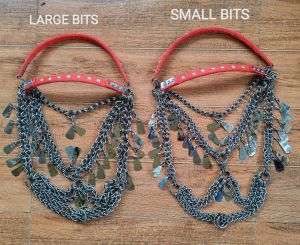 Horse Harness/ Busal/ Mortigon Stainless Double all over with paimbay