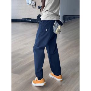 Womens Waterproof Windproof Hiking Trousers Straight Leg Slim Fit Sport Pants High Waist Elastic Waistband Polyester Fiber