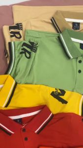 25-40kg Áo polo bé trai: áo thun cổ bẻ cao cấp cho bé trai size đại