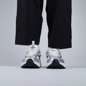 BRODO - Sneakers Ace Nexus Silver Green OWS