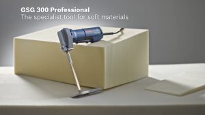 Bosch GSG 300 Mesin Alat Potong Busa 350W Foam Rubber Cutter 300mm