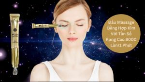 Máy massa mắt Truenano kết hợp kem dưỡng mắt hỗ trợ xóa thâm nhăn vùng mắt Truenano Renew Eye Ampoule