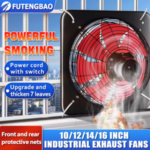 7 Leaves Industrial Ventilation Exhaust Fan: Low Noise & High Volume Ventilation Solution