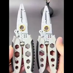 Tang Dekrustasi 16 In 1 Kupas Potong Lilit Belah Kabel | Crimping Skun Buka Baut Hex Kabel Listrik Multifungsi Wire Stripper
