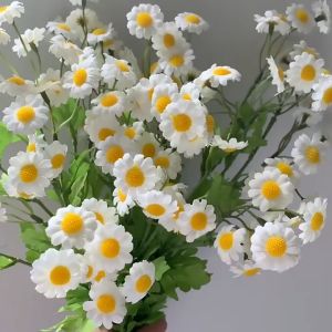 Bunga Daisy Chamomile Bunch Artificial Flower Decoration