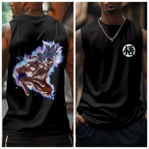 Bandai | Bandai Anime Men Tank Top 100 Cotton Workout Wear Tight Sleeveless Shirt All Season Training Mens Fashion