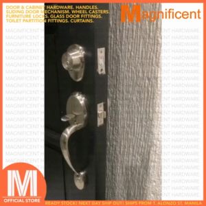 Corona Lockset Entrance Handleset Door Knob Lock and Deadbolt Single Lock Heavy Duty Door Knob Set