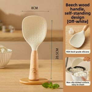 COOKER KING | Non-Stick Rice Food-Grade Silicone Spatula Spoon