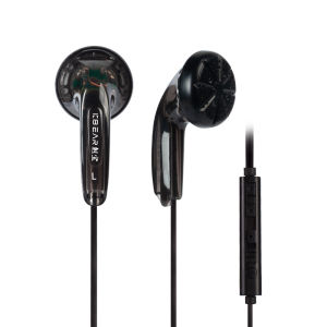 Kbear | KBEAR Stellar Flat-Head Earphones Flat Earbuds YUANDAO 15.4mm Dynamic Driver Japanese PPS Music Game HIFI Headphone Mic