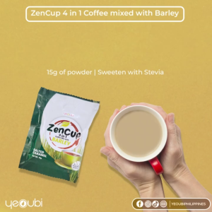 ZenCup 4-in-1 Barley Coffee – Organic Barley Drink for Weight Loss Energy Detox & Immune Health