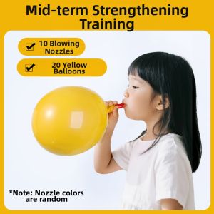 Balloon Exercise Lung Capacity Breathing Training for Adults And Children Home Health Equipment Abdominal Breathing Device