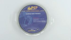 Kampas Rem Tromol FORCE 1 (PSP) - Kanvas Brake Shoe Sepatu Rim Roda Belakang YAMAHA V75 / V80 / ALFA