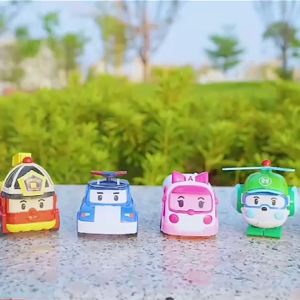 Bandai | Hàn Quốc Polis Robocar Robot Biến Hình Biến Hình Nhân Vật Hành Động Hổ Phách Roy Haley Anime Hoạt Hình Đồ Chơi Trẻ Em Dành Cho Trẻ Em