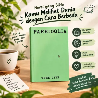 Novel Pareidolia - Novel yang Bikin Membuat Kamu Melihat Dunia dengan Cara Berbeda
