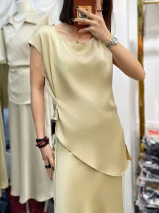 Áo Ba Lỗ Không Tay Không Đối Xứng Phong Cách Mới Của Trung Quốc Mùa Hè 2025 Áo Ba Lỗ Không Tay Dáng Rộng Thời Trang Nữ