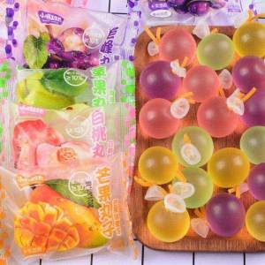 Grape Flavored Jello Fruit Snack Colorful Pop-to-Eat