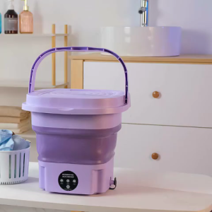 Small Mini Foldable Washing Machine With Dryer Portable Automatic 12L/15L Large Capacity Two In One