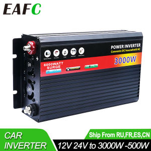 500W/1000W/2000W/3000W Car Inverter Power Inverter DC To AC 12V 24V To 220V Car Voltage Converter Transformer with USB Charger