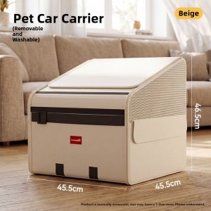 HELLOLEIBOO | Portable Folding Pet Car Seat