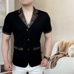 Kawadu | Sparkly Thin Fashion Fitted Shirt