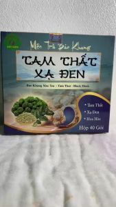 Combo 80 gói trà túi lọc tam thất xạ đen trà xạ đen tam thất Bảo Khang thanh nhiệt mát gan hỗ trợ giải độc tiêu u tăng đề kháng