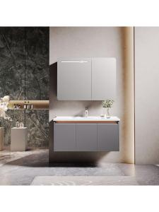 Stainless Steel Bathroom Vanity Combination Sink Mirror Storage