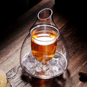 Japanese Style Large Belly Glass Sake Pot Alcohol Accessories Small Cup Ice Plum Wine Fruit Wine Cup White Wine Cup Rice Liquor Strong Alcohol Cup