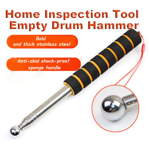 200cm Hollow Tiles Checker Thickened Telescopic Rod Detection Hammer For House Decoration Inspection House Inspection Rod