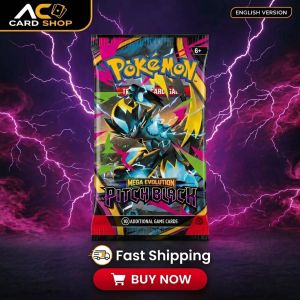 Pokemon TCG Mega Evolution Pitch Black Expansion Pack 6+ Additional Game Cards