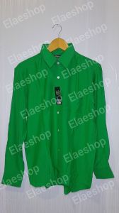 COD✅WENDYAT kemeja pria formal warna hijau grab /puji/natal kemeja polos lengan panjang
