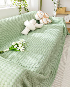 Ice Silk Sofa Cover Full Cover Summer New 2025 Cool Bean Bean Cloth Modern Minimalist Style Dust Proof Sofa Sheet Cover