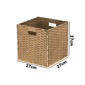 Foldable Large Home Wicker-style Storage Basket