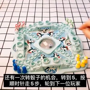 Cờ cá ngựa phiên bản chim cánh cụt - Phiên bản nâng cấp từ cờ cá ngựa - Có thêm các chi tiết bẫy cực hay tự tung xúc xắc