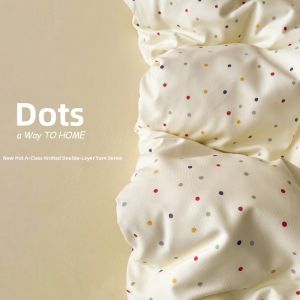 Washed Double Layer Gauze Knitted Cotton Bedding Set