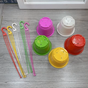 Combo 10 Chậu Treo Ban Công | Chậu Nhựa Dày Bền Dễ Treo Decor Không Gian Xanh