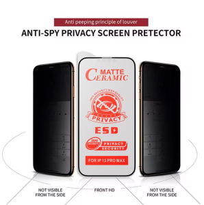 Privacy Ceramic Tempered Film & Full Screen Protectors: Realme, Infinix, iPhone