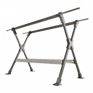 Heavy Duty Aluminum Drying Rack Foldable X-Type Laundry Stand Rustproof Balcony Outdoor Indoor Large Capacity Clothes Rack