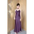 Đầm đuôi cá satin acetate phong cách Pháp cho mùa hè. 
