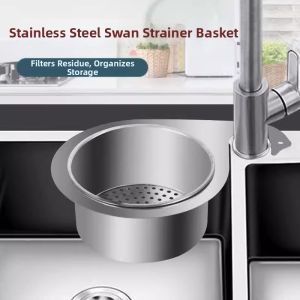 Kitchen Sink Draining Basket Filter Trash Hanging