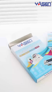 Yasen Laminating Film 100 Sheets A4 Size | 5R | 4R | 3R 80 Microns for Laminator Machine Glossy Adhesive Hot Pouch Image