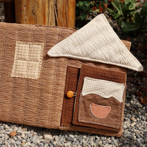 Cute Original Handmade True Self Fairy Tale Cottage Notebook Diary A5A6 Memo Notebook Journal Soft Cover Wirebound Binding