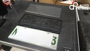 MITSUBISHI Duraplate Car License Plate Cover