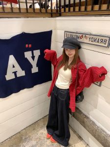 Red Plaid Casual Long Sleeve Womens Shirt Spring Summer New Korean Style Loose Sun Protection Outerwear Lazy Style Polo Collar