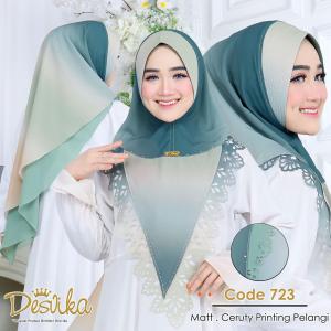 desvika 723 jilbab instan Khimar tiedie premium